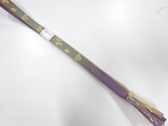 JAPANESE KIMONO / UNUSED KOREI HAND-TIED OBIJIME